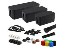 Caja organizadora de cables, paquete de 3 cajas organizadoras de cables con jueg picture