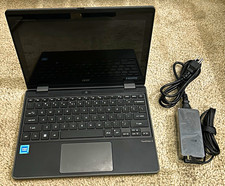 Acer TravelMate Spin B3 11.6 Touchscreen 2-in-1 Flip Laptop Tablet Intel Charger picture