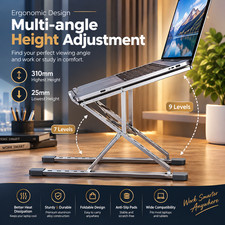 4-in-1 Adjustable Laptop Stand for Any Setup picture