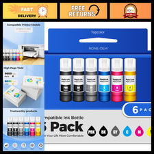 6 Pack Compatible Ink Refill Bottles for ET-8550 ET-8500 Printers - High Quality picture