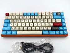 Custom 60% Mechanical Keyboard | Orange Aluminum Case | New Cable picture