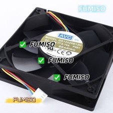 1pcs AVC 120mm x 25mm High Airflow PWM Fan 104 CFM 4 Pin DS12025B12H 0.75A 12V_. picture