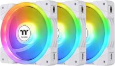 Thermaltake SWAFAN EX 12 ARGB PC Cooling Fan White 3 Pack Reverse Blades picture