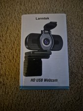 LarmTek W2 HD USB 2.0 Webcam 1080P Privacy Cover Microphone ClipOn Black Openbox picture