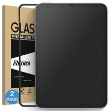 Mothca 2 Pack Matte Glass Screen Protector for iPad Mini 8.3” A17 Pro 2024 & ... picture