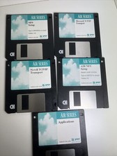 Lot of 5 AIR SERIES®AIR Setup Floppy Diskettes , 1993, Vintage picture