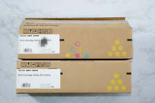 2 Open OEM Ricoh SP C310HA,SP C231N,SP C342DN Yellow Hi Yield Toner Cart 406478 picture