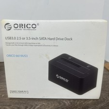 ORICO 6619US3 USB 3.0 Dual Bay SATA HDD SSD Docking Station 2.5”/3.5” picture