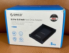 5pcs ORICO 2.5 to 3.5'' SATA Hard Drive Adapter Converter For 7-12.5mm HDD SSD picture