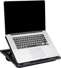 Mind Reader Ltadjust-Blk Adjustable Portable 8 Position Lap Top Desk With Bui... picture