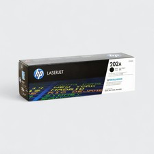 New HP 202A Black Original LaserJet Toner Cartridge, CF500A picture