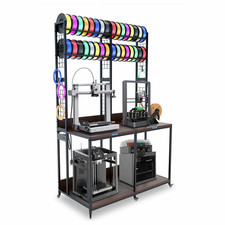 2025 Upgraded Dual 3D Printer Stand with Filament Storage Workstation, Extended  picture