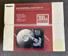 Maxtor Basics ATA/100 Internal Hard Drive Kit 300GB 16MB Cache 7200RPM SEALED picture