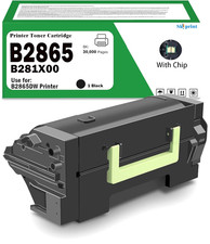 B281X00 High Yield Black Toner Cartridge for Lexmark B281H00 B2865 / B2865dw picture