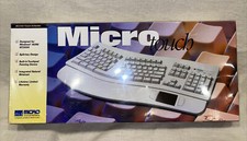 VERY RARE Micro Innovations Keyboard Micro Touch KB98T, Built-In Touchpad,Sealed picture