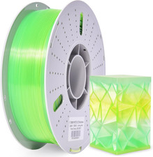 PETG Rainbow 3D Printer Filament 1.75Mm, Multicolor Transparent PETG Filament, A picture