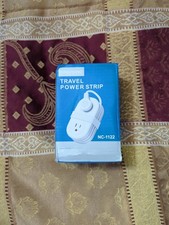 NAICHONG NC-1122 Travel Power Strip, 4 Outlets, 3.28 ft Cord, 15A 110-240V picture