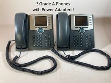2 PACK, Cisco SPA525G2 VOIP IP Phone POE Bluetooth WiFi + Power Adapter, Grade A picture