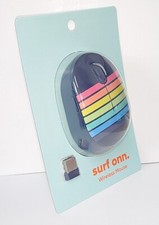 Surf Onn 5 Button Scroll Wheel Wireless Mouse Battery Included Striped picture