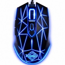 AJAZZ AJ52 RGB Gaming Mouse Wired USB 4800 DPI 7 Button Programmable Black picture