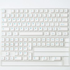 114-Key Dark Blue PBT Keycaps Cherry Profile Double Shot for MX Mechanical picture