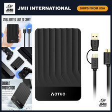 750GB Portable External Hard Drive - USB 3.0 & USB-C for PC, Mac, Laptop, PS4, X picture