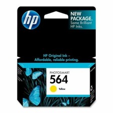 NEW HP #564 Yellow Ink Cartridge Genuine EXP 07/2021 picture