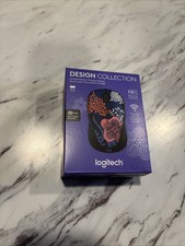 Logitech Wireless Mouse Design Collection Limited Edition Floral Pattern *NEW* picture