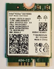 Intel Killer Ax411 1690i Double Connect 6E CNVoi2 Tri Band 2.4, 5, 6GHz picture