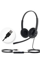 Yealink 1308048 Headset Uh34 Lite Dual Teams Usb W Foamy Ear Cushions Retail NEW picture