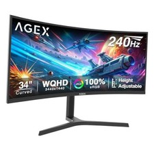 Z-Edge WQHD 1440P Curved Gaming Monitor, 240Hz Computer Screen 34 inch picture