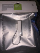 Apple MA034Z/A USB External Dial-Up Modem V.92 White for Macintosh picture