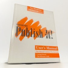 Timeworks Publish-It for Windows 3.1 - User Manual and Reference Guide VTG picture