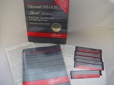 Vintage 1988 Phoenix Slim Microsoft MS-DOS V4.01 ~6 Discs +Users Guide +Orig Box picture