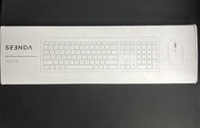 seenda Wireless Keyboard and Mouse Set, SK38 Ultra Slim Quiet USB Wireless Keybo picture