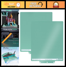 235x235mm Double-Sided Cold Build Plate for 3D Printers - Glossy & Matte Finish, picture