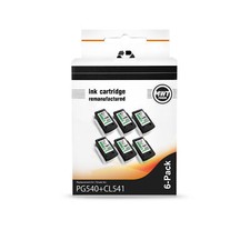 6X Ink 3+3 Replaces Canon PG-540 CL-541 XL CL541XL PG540XL CL-541 XL PG-540 XL picture