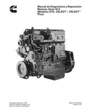 Manual de Diagnóstico y Reparación Motores Series N14 Service Repair Manual CD picture