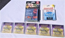 New Lot of 13 DVD's 8 X Maxell, 5 X Memorex, DVD-R and DVD-RAM picture