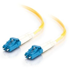 15m LC-LC Duplex 9/125 OS2 Singlemode Fiber Cable Yellow Optic OFNR 50FT picture