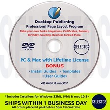 Desktop Publishing Windows & mac Scribus DVD make Cards Banners Brochures a more picture