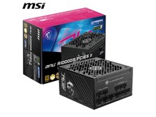 MSI MPG A1000GS PCIE5 II, Fully Modular Gaming 1000W Power Supply, 80+ Gold, picture