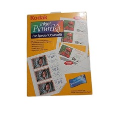 Kodak Inkjet Picture Kit Glossy Picture Cards 30 8.5