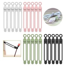 [20Park]UMUST Silicone Cable 4.2Inch, 20pcs-[black, White, Pink ,Green] picture