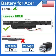 New Replacement AS16B5J AS16B8J battery For Acer Acpire E15 E5-575G-5341 F5-573G picture