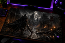 Berserk XXL Gaming Mouse Pad Guts Skull Knight Anime Desk Mat Fantasy picture
