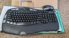 Logitech MK550 Comfort Wave Wireless Keyboard & Mouse Combo K350, M510 picture