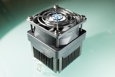 Socket A/370 CPU Cooler Fan and Heatsink, PIII, Athlon, ThermoEngine V60-4225 picture