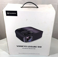 VANKYO Leisure 510 LCD Projector 1280x768 200 ANSI HDMI USB w/ Bag Remote picture