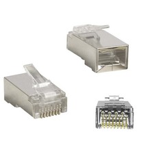 1000 Pcs LOT CAT6 RJ45 8P8C Network Shielded Modular Plug Connector STP Plug picture